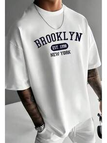 Men's Fashionable Printed T-Shirt With A Round Neck And Short Sleeves | Exquisite Design | Summer Essential | Easy To Combine | Show Your Style - 魏斯 - 查看 3