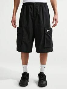 Nike Celana Pendek Olahraga Tenun Pria AS M NK CLUB OS CARGO SHORT IF8543-010 - Hitam - View 1