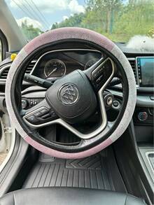 Cartoon Cute Rabbit Steering Wheel Cover, 15 Inch Elastic No Inner Ring Car Steering Wheel Cover, Perfect For Daily Driving - Little Rabbit - View 8