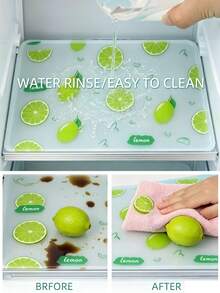 4pcs High-Quality Thick Refrigerator Pads - Washable And Reusable. Made Of EVA Material With Innovative Patterns. Suitable For Refrigerator And Kitchen Decoration. Kitchen Essentials, Kitchen Tools, Kitchen Supplies, Kitchen Accessories,Summer ﻿ - Multicolor - View 11