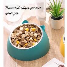 Customizable New Popular Pet Bowls, A Two-In-One Dish For Dogs And Cats, Pet Feeding Supplies - Multicolor - View 7