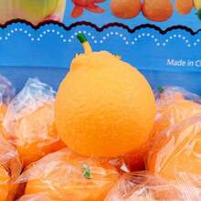 1pc Hot-Selling Orange Handmade Squeeze Ball, Stress Relief Soft Rubber Squeeze Ball, Soft And Squishy, Cheese Squeeze Toy, Stress Relief Toy, Fingertip Toy, Butter Squeeze Toy, Fingertip Toy, Slow Rebound Squeeze Toy - Multicolor - View 6