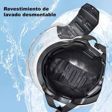Casco Ajustable Niño Niña Infantil Para Moto,bici Y Deporte - Negro - Ver 4