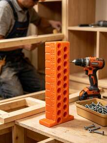 أداة تحديد DIY للنجارة، مقياس تحديد الارتفاع (5-105 مم)، أداة تحديد وموضع متعددة الوظائف، محدد ارتفاع الجدار، مسطرة ارتفاع محمولة مدمجة، عمودي مع إدراج قلم رصاص بفتحات دائرية مزدوجة الصفوف، فتحة مقياس متدرجة جانبية، مناسبة لتحديد مستوى بلاط الجدران، تحديد موضع خط الخصر الموحد، تحديد ارتفاع الصندوق السفلي، خط لون الجدار، تحديد ارتفاع السقف، ديكور المنزل، تحديد الارتفاع الجماعي في مواقع البناء التجارية - متعدد الألوان - مشاهدة 3