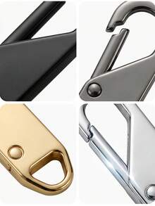 Alloy Zipper Pull Repair Kit - Universal Zipper Pull Replacement, Bag Accessories, Suitable For Clothing And Wallets - Easy To Install, Durable, Universal Zipper Pull Repair And Replacement, Removable Zipper Pull Replacement Heads - Multicolor - View 11