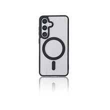 馬卡龍色磁吸透明極簡手機殼，適用於 iPhone X XR XS Max 11 12 13 14 Pro Max 15 15 Pro 16 16 Pro Max 17 17 Pro Max Galaxy S22 23 24 Plus 25 25 Ultra 26 26 Plus 26 Ultra - 暗紫色 - 查看 4