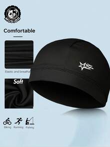 1/3 buah Topi Dalam Helm Motif Bintang & Huruf, Topi Rajut Kubah Jaring Bernapas Penyerap Keringat, Topi Dalam Helm Tahan Angin, Cocok Untuk Berkendara Sepeda Motor, Bersepeda, dan Olahraga Balap - MultiWarna - View 11