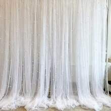 1pc White Pearl Tulle Fabric, Suitable For Table Runner, Ceremony Backdrop, Home Decor, Room Decoration, Birthday Party Decoration And Valentine's Day Ceremony Arrangement, Creating A Romantic Atmosphere. - White Pearl 75*100cm - View 9