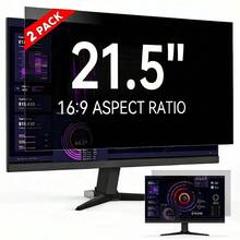 [2pcs] 21.5 Inch Computer Privacy Screen, Suitable For 16:9 (475*267mm) Widescreen Monitor, Eye Protection Anti-Glare Blue Light Privacy Screen, Detachable Scratch-Resistant Coating - View 10