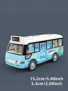 Bus Shape With Sound And Light Abs School Bus Model For Educational Play Realistic Simulation Easy To Toy Cars,Kids Toys,Cars,Toys For Boy,Toy Bus,Bus - Multicolor - View 4