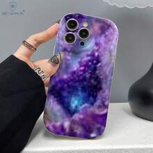 [Envío en 24h desde España] Funda de teléfono - 1 pieza Funda de teléfono minimalista con patrón de anime, fondo blanco puro y borde ondulado, diseño plano 2D, funda de teléfono gruesa a prueba de golpes, funda de teléfono ligera y elegante de lujo adecuada para - Color de la imagen 1 pieza - Ver 6