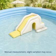 Accesorios Inflables para Piscina Tobogán Grande Antivuelco, Adecuado para Piscinas de Múltiples Tamaños - A - Ver 7