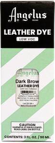 Angelus Leather Dye - Flexible Leather Dye For Shoes, Boots, Bags, Crafts, Furniture, &Amp; More 3oz, Dauber Included (Dark Brown) - Color - View 2