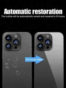 2片裝背部水凝膠膜，相容 iPhone 17 Pro Max/Air/16/16e/16 Pro Max/15/14/11/13/12/11/Pro Max/Plus/XS Max/X/XR，柔軟透明螢幕保護膜手機配件 [非玻璃] - 2 PCS - 查看 3