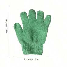 1pc Double-Sided Exfoliating Bath Glove, Suitable For SPA, Massage And Body Scrub, Body Scrub Bath Accessory, Daily Cleaning And Hygiene Care - Multicolor - View 7