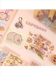 1 Set Koala Theme Stationery Gift Box, Includes Notebook, Pen, Paper Clips And Various Accessories - Cute Learning Essential Set , First Day Of School - Multicolor - View 8