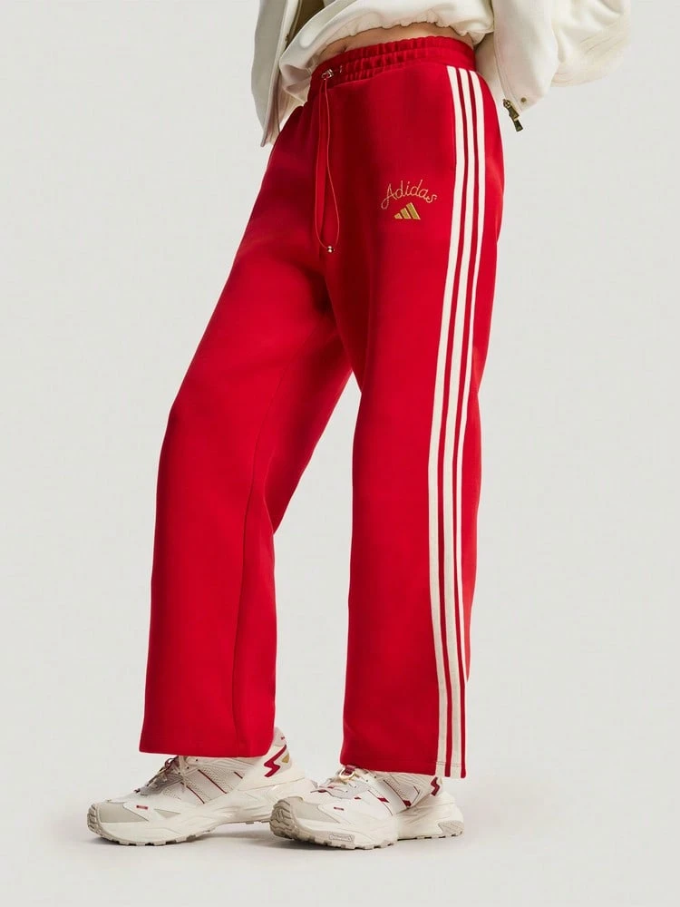 Adidas Celana Panjang Rajut Wanita NYR WIDE KN PNT KH2702 - Burgundy - View 1