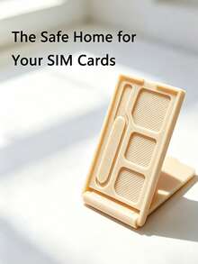 Portable SIM Card Storage Box, All-In-One SIM Card Case, Mini Storage Box, Safely Store Phone Memory Cards, Compact And Shockproof, Suitable For SIM Cards, SD Cards And Card Pins, Anti-Loss, Easy To Carry, Durable And Compact, Pocket-Sized Storage, Our Travel-Friendly Tech Essential Storage Box, Gift For Friends, Family, Classmates, Colleagues, Birthday Gift, Holiday Gift - Multicolor - View 6