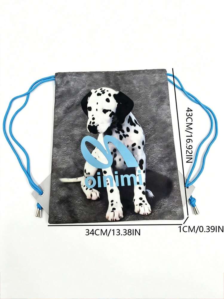 Mochila de Gran Capacidad con Cordón Estilo Coreano INS de Moda para la Temporada de Regreso a Clases, Desplazamientos, Salidas Diarias, Compras, Viajes, Estudiantes Universitarios, Plegable - Gris Oscuro - Añade 8