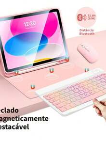 Capa Mouse Teclado + Caneta Para iPad 10''/11'' Geração - 1 - Visão 2