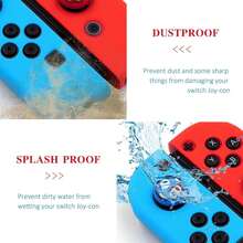適用於 NS 與 Switch OLED 的軟 TPU 保護殼，通用防摔防滑耐刮手柄保護套，多色可選耐用 Switch 遊戲配件 - 查看 4