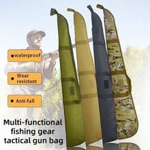 Multifunctional Long Fishing Rod Storage Bag, Waterproof Oxford Cloth Portable Shoulder Carry Fishing Gear Storage Bag, Outdoor Tactical Long Equipment Storage Bag, Suitable For Fishing, Hunting And Outdoor Activities - Multicolor - View 7
