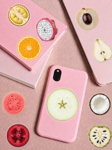 50Pcs Fresh Fruit Slice PET Stickers, Multi Round Cross-Section Layout, Moisture Proof No Paper Damage, Thermal Cup Notebook Gift Box Bestie Summer Mini Decor - 7*6*1 - View 4
