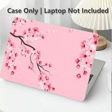 1 Stück Schutzhülle kompatibel mit MacBook, rosa Pflaumenblüten UV-Druckmuster, Laptop-Schutzhülle, minimalistisch, leicht, langanhaltend, geeignet für MacBook Air Pro 13,3 13,6 14,2 15,3 16,2 Zoll, geeignet für 13 Zoll Neo Laptop Schutzhülle A3404 Modell/ D14, D16 - Übersicht 1
