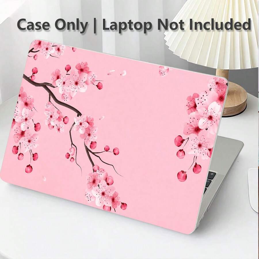 1 Stück Schutzhülle kompatibel mit MacBook, rosa Pflaumenblüten UV-Druckmuster, Laptop-Schutzhülle, minimalistisch, leicht, langanhaltend, geeignet für MacBook Air Pro 13,3 13,6 14,2 15,3 16,2 Zoll, geeignet für 13 Zoll Neo Laptop Schutzhülle A3404 Modell/ D14, D16 - Übersicht 1
