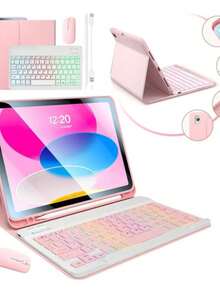 Capa Mouse Teclado + Caneta Para iPad 10''/11'' Geração - 1 - Visão 1