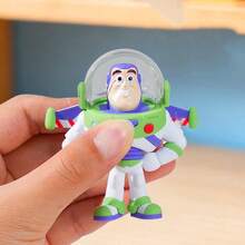 Disney Charm Toy Story Buzz Lightyear Pop Wing Ornament Retractable Wing Design For Backpack Key Hanging ABS Plastic Material (1 PC) - Multicolor - View 3