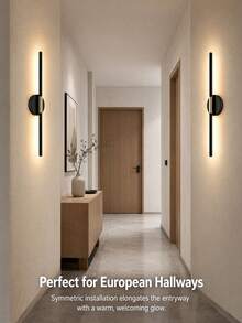 50/63/71cm High-End Magnetic Strip Wall Light, Remote Control Dimmable & Color Temperature Adjustable, Type-C Rechargeable No-Drill Wireless Wall Lamp, Gold Modern Linear Wall Light, Suitable For Bedroom, Living Room, Study, Staircase Decoration - Multicolor - View 9