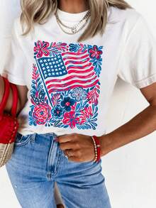 Women T-Shirts - 白色 - 查看 1