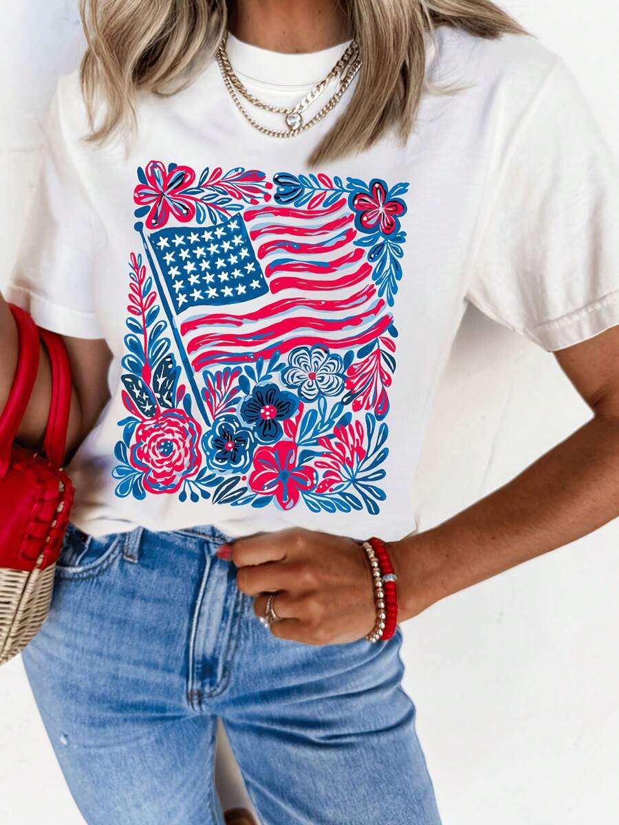 Women T-Shirts - 白色 - 查看 1