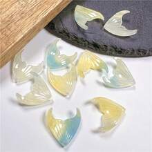 17*18mm 3D飛魚吊墜孔尾，高品質醋酸纖維手工DIY吊墜樹脂流蘇配件 - 彩色 - 查看 3