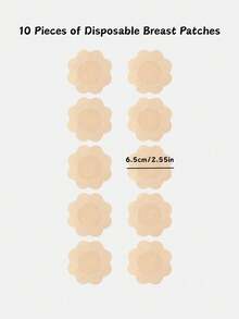 1/2pcs Nude Reusable Silicone Adhesive Bra, With Detachable Transparent Shoulder Straps, Strong Adhesion Invisible Push-Up Bra, Suitable For All Outfits - Spoon Version - View 9