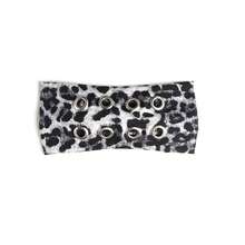 1 pièce Bandeau femme décontracté bohème imprimé léopard en fibre de polyester pour usage quotidien toutes saisons - Multicolore - Voir 9