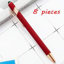 8/5 أقلام حبر جافة مخصصة وشخصية، نص قابل للتخصيص، أقلام هدايا شخصية للجنسين، هدايا للمعلمين، أقلام مخصصة فاخرة، هدايا للشركات، تذكارات، قرطاسية أساسية للعودة إلى المدرسة، قرطاسية للطلاب، أقلام مخصصة - قلم حبر جاف من الألومنيوم - مشاهدة 16