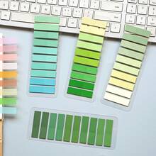 1pc/7pcs/20pcs Gradient Multicolor Mixed Index Sticky Notes, 200 Sheets Per Card, Self-Adhesive Page Markers, Office & Study Stationery, For File Classification And Note-Taking - one-size - View 10