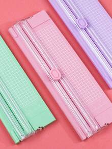 A4/A3 Paper Cutter Portable Plastic Paper Trimmer, Mini Photo Cutting Tool, Manual Desktop Slide Cutter Blade, Back To School, School Supplies - A - View 7