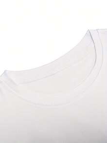 Men's T-Shirt With A Round Neck, Comfortable And Printed, Short-Sleeved And With An Exquisite Urban Style, Suitable For Wear In Spring And Summer, Off - 白色 - 查看 3