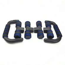 2pcs Unisex Non-Slip Foam Push-Up Bars, Suitable For Gym, Sports, Home Training, Abdominal Training Wheel, Ab Roller - Multicolor - View 6