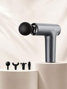 SKG F1 Pro Mini Portable Massage Gun Deep Tissue Percussion Massager, 6 Speeds 4 Heads 3200 RPM, Cordless Rechargeable Muscle Recovery For Neck Back Shoulder Legs, Home Gym Travel Gifts For Mom Dad - View 11