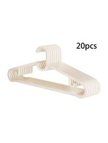 20/10/6/5pcs Non-Slip Plastic Hangers, Space-Saving, Lightweight Clothes Hangers For Home, Suitable For Shirts, Dresses, Pants, Perfect For Back To School, Dorm, Closet And Clothing Store Storage - Multicolor - View 14
