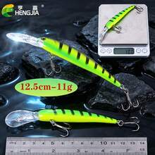 HENGJIA Deep Diving Minnow Lure 12.5cm 11g Slow Sinking Hard Bait Long Distance Casting Fishing Lure Set Suitable For Trout, Pike, Sea Bass Freshwater And Saltwater - Multicolor - View 10