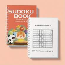 Set Buku Sudoku Lengkap untuk Usia 3 hingga 12 Tahun ke Atas dengan Empat Tingkat Progresif: Junior, Menengah, Mahir, dan Tantangan. Buku Bersampul Spiral dengan Teka-Teki Logika untuk Konsentrasi dan Pemahaman Angka. Pembelajaran Tanpa Layar, di Rumah dan Saat Bepergian. - Sudoku - View 14