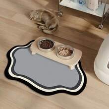 1pc, Pet Mat, Suitable For Cats And Dogs, Quick-Drying And Water-Absorbing, Nordic-Style Indoor Floor Mat, Floor Pet Mat, Playful Pet Design, Durable Pet Mat, Available In Multiple Colors. - Multicolor - View 6