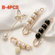 6pcs Waist Clip Brooches, Used To Fix Low-Cut Dresses To Prevent Exposure, Can Decorate Coats, Cardigans, Sweaters - Multicolor - View 8