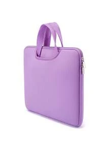 1 Stück 11,6/12,5/13,3/14/15,4/15,6/16/17 Zoll einfarbige lässige Laptop-Hülle Tasche kompatibel mit Huawei/Apple/HP/Shenzhou - Übersicht 3
