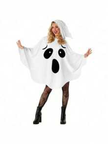 Girls Party Costumes: Ghost, Witch Role Play, Fairy, White Bat Outfit, Halloween Costume - Multicolor - View 7